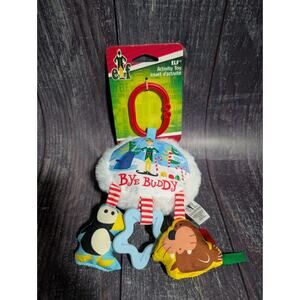 Baby Infant ELF Movie Activity Toy Clip Crinkle Rattle Teether Christmas